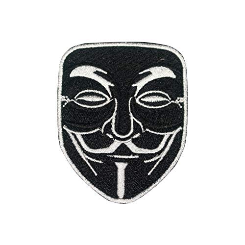 Anonymous No Face Aufnäher zum Aufbügeln oder Aufnähen, bestickt, für Kleidung etc. von Pro Armour