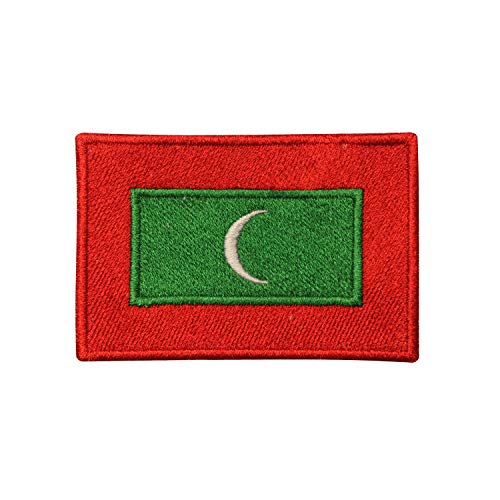Aufnäher, Motiv: Malediven, bestickt, zum Aufnähen oder Aufbügeln, 9 x 6 cm Aufnäher, Motiv: Malediven, bestickt, zum Aufnähen oder Aufbügeln, 9 x 6 cm von Pro Armour