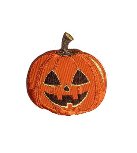 Aufnäher / Bügelbild, Motiv Halloween-Kürbis-Motiv, 7 x 7 cm, goldfarben Aufnäher / Bügelbild, Motiv Halloween-Kürbis-Motiv, 7 x 7 cm, goldfarben von Pro Armour