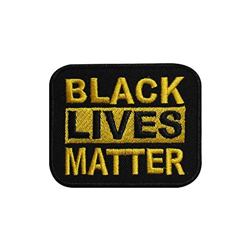 Black Lives Matter, bestickter Aufnäher zum Aufbügeln oder Aufnähen, für Kleidung etc. 7,5 x 6 cm von Pro Armour