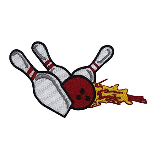 Bowling-Patch, bestickt, zum Aufbügeln oder Aufnähen, Abzeichen für Kleidung etc. Bowling-Patch, bestickt, zum Aufbügeln oder Aufnähen, Abzeichen für Kleidung etc. von Pro Armour