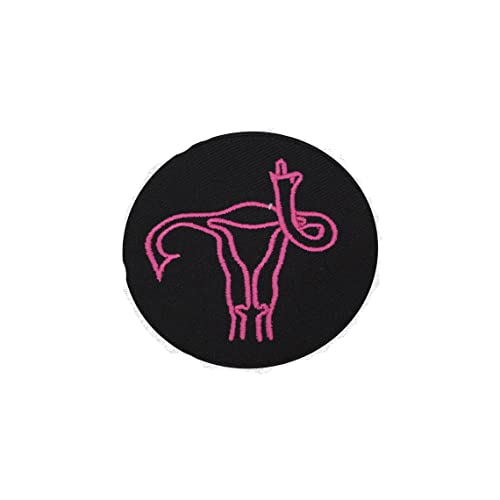 Flicken zum Aufnähen oder Aufbügeln, Motiv: Feminist Ovare, bestickt, 7 cm von Pro Armour