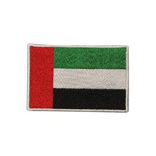 UAE/Emirates Nationalflagge, bestickt, zum Aufbügeln oder Aufnähen, Abzeichen für Kleidung etc., 9 x 6 cm UAE/Emirates Nationalflagge, bestickt, zum Aufbügeln oder Aufnähen, Abzeichen für Kleidung etc., 9 x 6 cm von FangZin