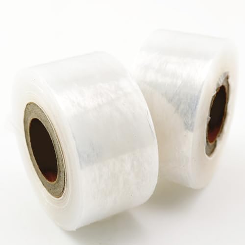 Pro Bamboo Kitchen Mini-Stretchfolie für Flaschen, Kanister, Ölflaschendichtungen, strapazierfähig, 3 cm x 304,8 m, 2 Stück von Pro Bamboo Kitchen