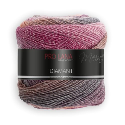 Pro Lana Diamant Farbe 91, Wolle mit Farbverlauf, 1 Knäuel = 1 Schal, 150g, 525m von Pro Lana / theofeel