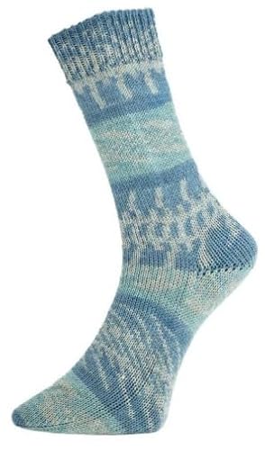 Pro Lana Fjord Socks Farbe 196, Sockenwolle musterbildend, Wolle Norwegermuster zum Stricken, 100g, 400m von Pro Lana / theofeel