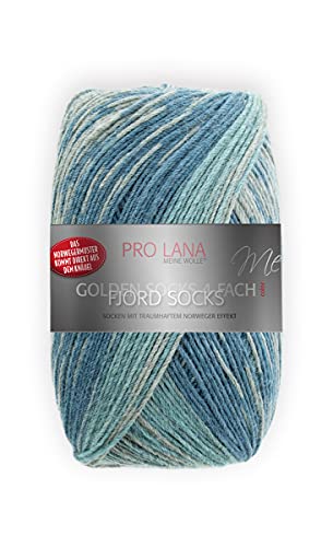 Pro Lana Fjord Socks Farbe 196, Sockenwolle musterbildend, Wolle Norwegermuster zum Stricken, 100g, 400m Pro Lana Fjord Socks Farbe 196, Sockenwolle musterbildend, Wolle Norwegermuster zum Stricken, 100g, 400m von theofeel