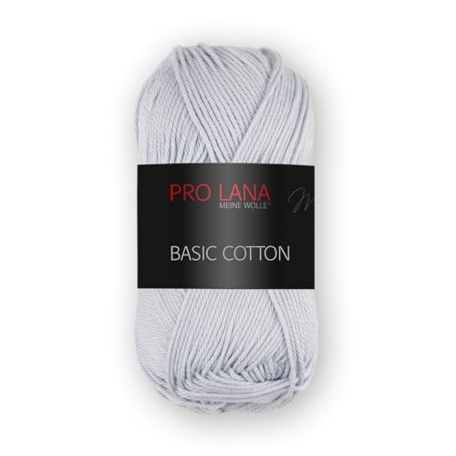 Pro Lana Basic Cotton 50g - Farbwahl (91 - hellgrau) Pro Lana Basic Cotton 50g - Farbwahl (91 - hellgrau) von PRO LANA
