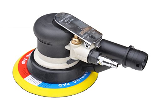 Pro-Lift-Montagetechnik Druckluft Exzenterschleifer, 11000U/min, Ø150mm, Absaugschlauch + Sack, J, 00664 von Pro-Lift-Montagetechnik