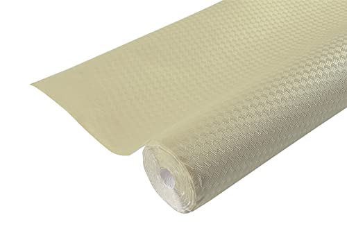 Pronappe Tischdecke 802024I Einweg-Tischdecke aus geprägtem Papier, einzigartige, ästhetische und tiefe Prägung Länge 20m Breite 1,20m (pro Rolle) Farbe Elfenbein hergestellt in Frankreich von Pro Nappe