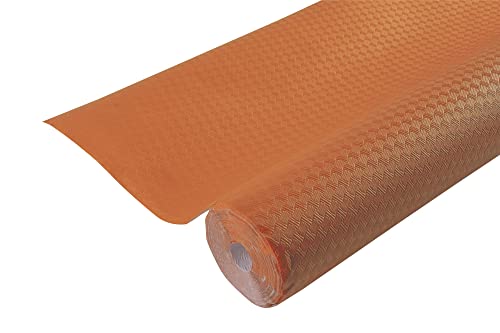 Pronappe Tischdecke 802012I Einweg-Tischdecke aus geprägtem Papier, einzigartige, ästhetische und tiefe Prägung Länge 20m Breite 1,20m (pro Rolle) Farbe Orange hergestellt in Frankreich von Pro Nappe