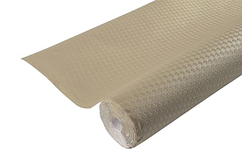 Pronappe Tischdecke 802068I Einweg-Tischdecke aus geprägtem Papier, einzigartige, ästhetische und tiefe Prägung Länge 20m Breite 1,20m (pro Rolle) Farbe Beige hergestellt in Frankreich von Pro Nappe