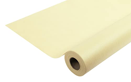 Pronappe Tischdecke R780602I 5er Pack Einweg-Tischdecken aus Spunbond-Vlies Länge 6m Breite 1,20m (pro Rolle) Farbe Elfenbein Reißfestes, wasserabweisendes und abwischbares Material von Pro Nappe