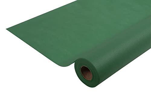 Pronappe Tischdecke R780607I 5er Pack Einweg-Tischdecken aus Spunbond-Vlies Länge 6m Breite 1,20m (pro Rolle) Farbe Tannengrün Reißfestes, wasserabweisendes und abwischbares Material von Pro Nappe