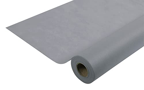 Pronappe Tischdecke R780630I 5er Pack Einweg-Tischdecken aus Spunbond-Vlies Länge 6m Breite 1,20m (pro Rolle) Farbe grau Reißfestes, wasserabweisendes und abwischbares Material von Pro Nappe