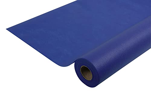 Pronappe Tischdecke R785046I Einweg-Tischdecke aus Spunbond-Vlies Länge 50m Breite 1,20m (pro Rolle) Farbe Marineblau Reißfester, wasserabweisender und abwischbarer Stoff von Pro Nappe