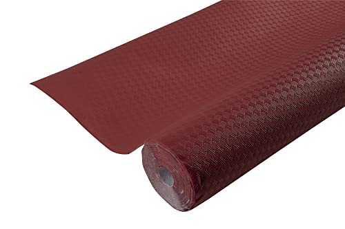 Pronappe Tischdecke 802021I Einweg-Tischdecke aus geprägtem Papier, einzigartige, ästhetische und tiefe Prägung Länge 20m Breite 1,20m (pro Rolle) Farbe Rot hergestellt in Frankreich von Pro Nappe