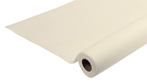 Pronappe Tischdecke R580649I Einweg-Tischdecke Länge 6m Breite 1,20m (pro Rolle) Farbe Elfenbein Airlaid-Vliesstoff, Material mit Textileffekt und perfektem Fall, stoffähnlich von Pro Nappe