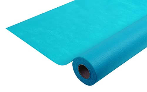 Pronappe Tischdecke R781028I Einweg-Tischdecke aus Spunbond-Vlies Länge 10m Breite 1,20m (pro Rolle) Farbe Türkisblau Reißfestes, wasserabweisendes und abwischbares Material von Pro Nappe