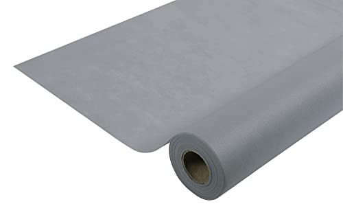 Pronappe Tischdecke R781030I Einweg-Tischdecke aus Spunbond-Vlies Länge 10m Breite 1,20m (pro Rolle) Farbe grau Reißfestes, wasserabweisendes und abwischbares Material von Pro Nappe