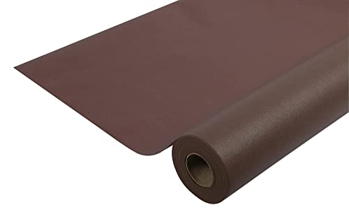 Pronappe Tischdecke R782511I Einweg-Tischdecke aus Spunbond-Vlies Länge 25m Breite 1,20m (pro Rolle) Farbe Schokolade Reißfestes, wasserabweisendes und abwischbares Material von Pro Nappe