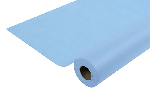 Pronappe Tischdecke R782525I Einweg-Tischdecke aus Spunbond-Vlies Länge 25m Breite 1,20m (pro Rolle) Farbe hellblau Reißfestes, wasserabweisendes und abwischbares Material von Pro Nappe