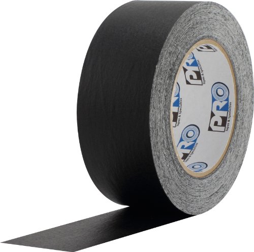 ProTapes 840178005144 Pro 46 Krepppapier, Klebeband, 60 YD. Länge x 2,5 cm Breite, Schwarz von ProTapes