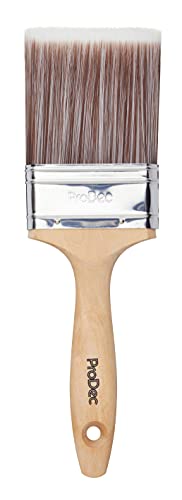 ProDec Premier 75 mm - professioneller synthetischer Pinsel für Glatte Lackierung mit Dispersions-, Glanz- und Satinfarben auf Wänden, Decken, Holz und Metall ProDec Premier 75 mm - professioneller synthetischer Pinsel für Glatte Lackierung mit Dispersions-, Glanz- und Satinfarben auf Wänden, Decken, Holz und Metall von ProDec