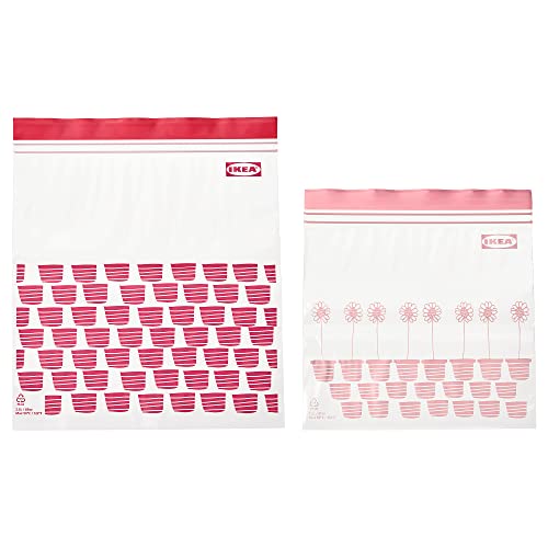 ISTAD Wiederverschließbarer Beutel, gemustert rot/rosa, 2,5/1,2 l ISTAD Wiederverschließbarer Beutel, gemustert rot/rosa, 2,5/1,2 l von ProTuning