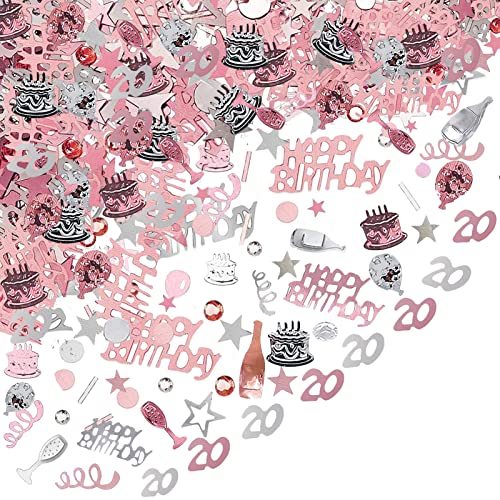 20.Geburtstag Dekorationen Konfetti Probuk Roségold Zahlenkonfetti Tischdeko Streudeko,Glitter Geburtstag Konfetti Tischdekorationen für Geburtstag Frau Mann JubiläUm Party Geschenk Tasche 20.Geburtstag Dekorationen Konfetti Probuk Roségold Zahlenkonfetti Tischdeko Streudeko,Glitter Geburtstag Konfetti Tischdekorationen für Geburtstag Frau Mann JubiläUm Party Geschenk Tasche von Probuk