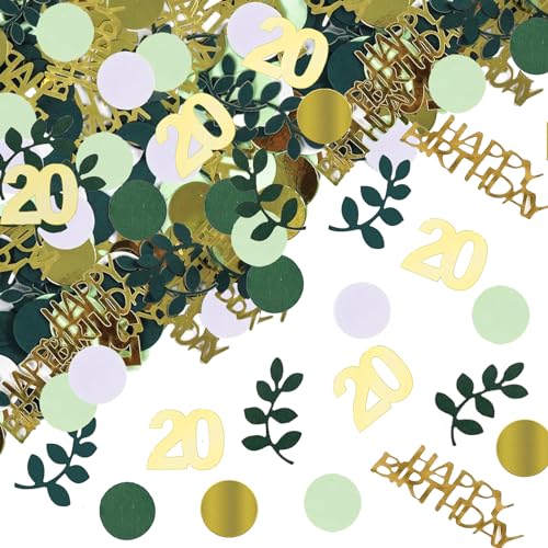 Probuk Konfetti 20 Geburtstag Deko, 270 Stück Streudeko, 20g Party Deko 20. Geburtstag Konfetti Junge Mädchen Probuk Konfetti 20 Geburtstag Deko, 270 Stück Streudeko, 20g Party Deko 20. Geburtstag Konfetti Junge Mädchen von Probuk