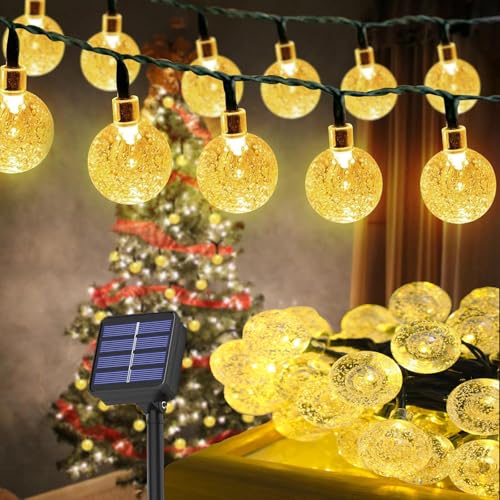 Solar Lichterkette Außen 7m 50 LED Kugeln, IP65 Wasserdicht, 8 Modi, Solarbetrieben, Lichterkette Solar Außen für Garten, Balkon, Terrasse, Party, Hochzeit, Weihnachten Deko,Warmweiß Solar Lichterkette Außen 7m 50 LED Kugeln, IP65 Wasserdicht, 8 Modi, Solarbetrieben, Lichterkette Solar Außen für Garten, Balkon, Terrasse, Party, Hochzeit, Weihnachten Deko,Warmweiß von Probuk