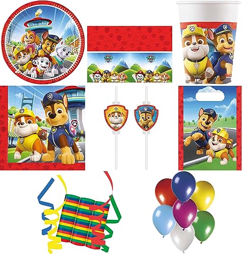 157-tlg. Set Kindergeburtstag Party Feier Fete Deko Motto Paw Patrol Rescue Heroes 157-tlg. Set Kindergeburtstag Party Feier Fete Deko Motto Paw Patrol Rescue Heroes von Procos