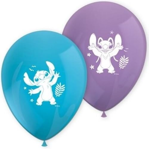 8 Luftballons * STITCH und ANGEL * als Deko für Kindergeburtstag und Mottoparty | 85cm Umfang | Disney Luftballon Ballons Ballondeko Mottoparty Kinderparty 8 Luftballons * STITCH und ANGEL * als Deko für Kindergeburtstag und Mottoparty | 85cm Umfang | Disney Luftballon Ballons Ballondeko Mottoparty Kinderparty von Procos
