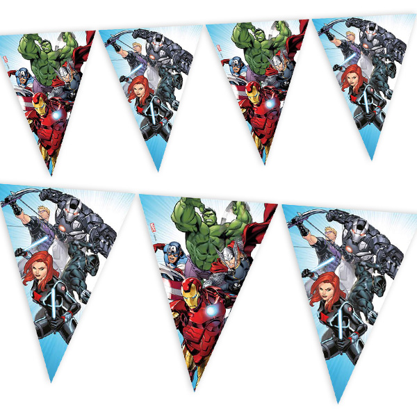 Avengers - Wimpelkette, 1 Stk, 2,3m Avengers - Wimpelkette, 1 Stk, 2,3m von Procos