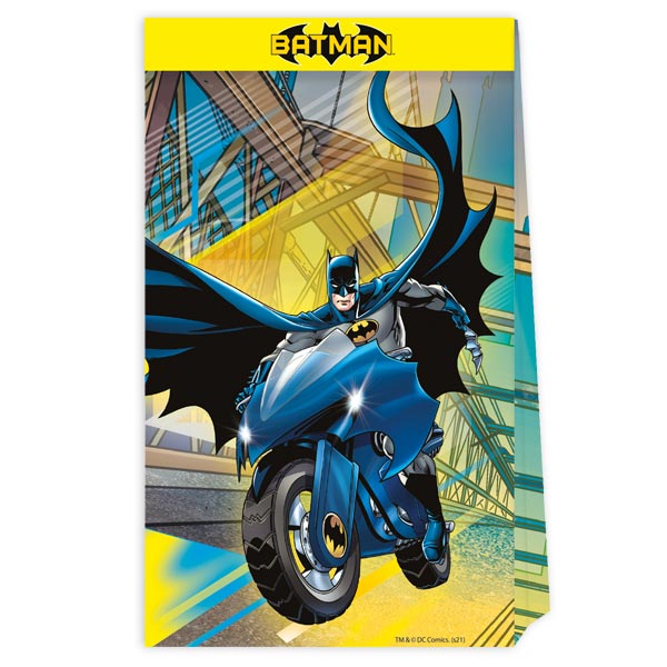 Batman Mitgebseltüten aus Papier, 4er Pack von Procos