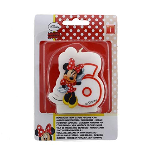 Disney Geburtstagskerze Minnie Maus-Zahl 6 Disney Geburtstagskerze Minnie Maus-Zahl 6 von Procos