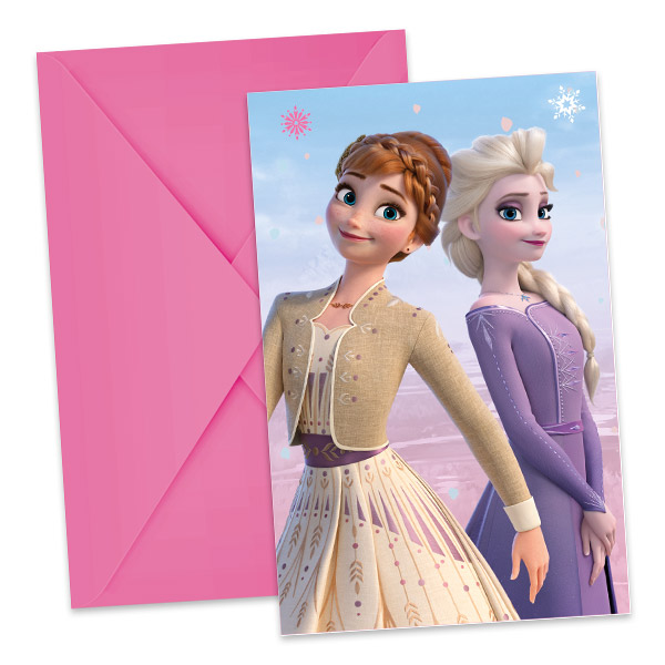 Frozen 2 Wind Spirit Einladungen & Umschläge, 6er Pack, 14,5cm x 10cm Frozen 2 Wind Spirit Einladungen & Umschläge, 6er Pack, 14,5cm x 10cm von Procos