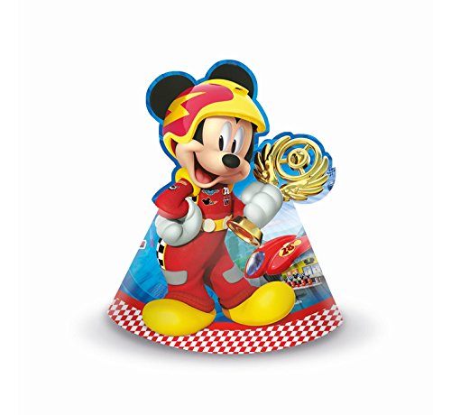 Generique - Mickey and Donald-Partyhüte 6 Stück bunt von Procos