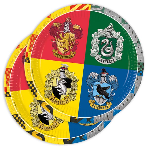 Harry Potter Pappteller, 8 Stück, Ø 22,5cm
