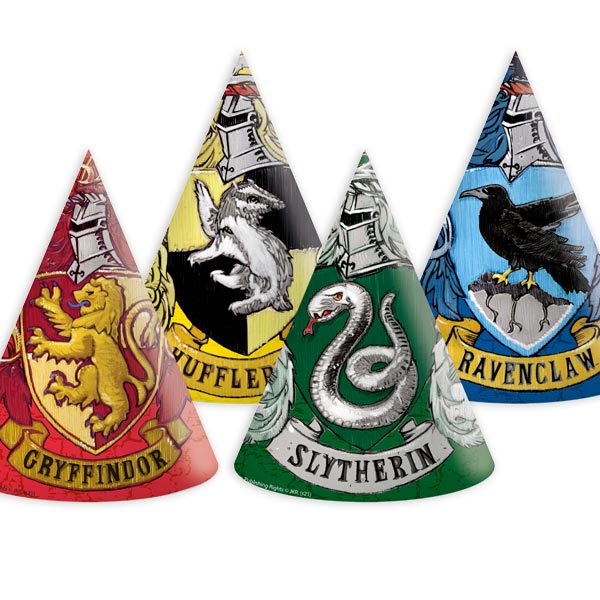 Harry Potter Partyhüte aus Pappe, im 6er Pack von Procos