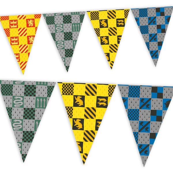 Harry Potter Wimpelkette, Papier, 2,3m lang Harry Potter Wimpelkette, Papier, 2,3m lang von Procos