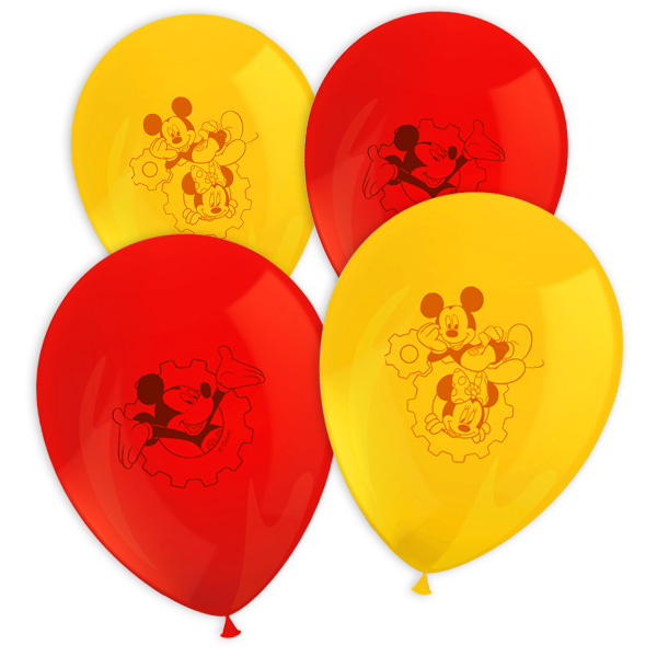Mickey Maus Luftballons im 8er Pack, Ø30cm Mickey Maus Luftballons im 8er Pack, Ø30cm von Procos
