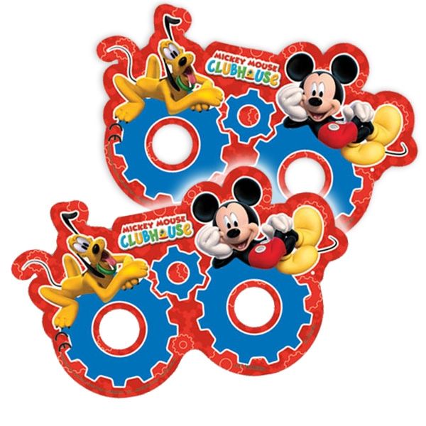 Mickey Maus Masken, 6er Pack Mickymaus-Partymasken für Kinder von Procos