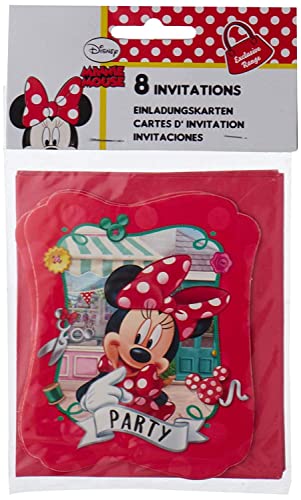 Minnie Mouse - 8 Einladungskarten Minnie Mouse - 8 Einladungskarten von Procos