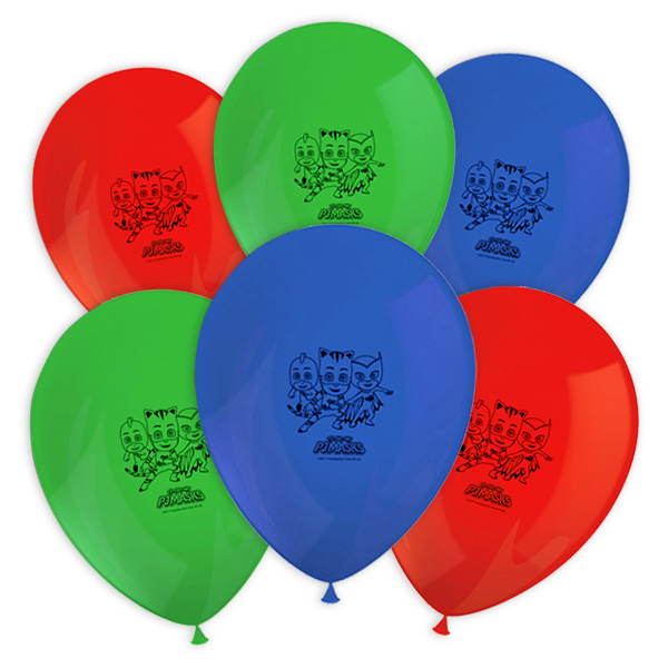 PJ Masks Luftballons im 8er Pack, Ø30cm von Procos