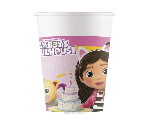 PROCOS Pappbecher für Party-Puppenhaus, 200 ml, 8 Stück PROCOS Pappbecher für Party-Puppenhaus, 200 ml, 8 Stück von Procos