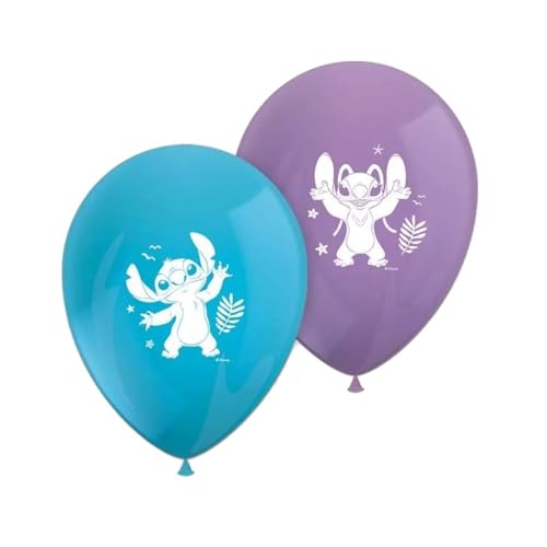 PROCOS Stitch bedruckte Luftballons, 8 Stück von Procos