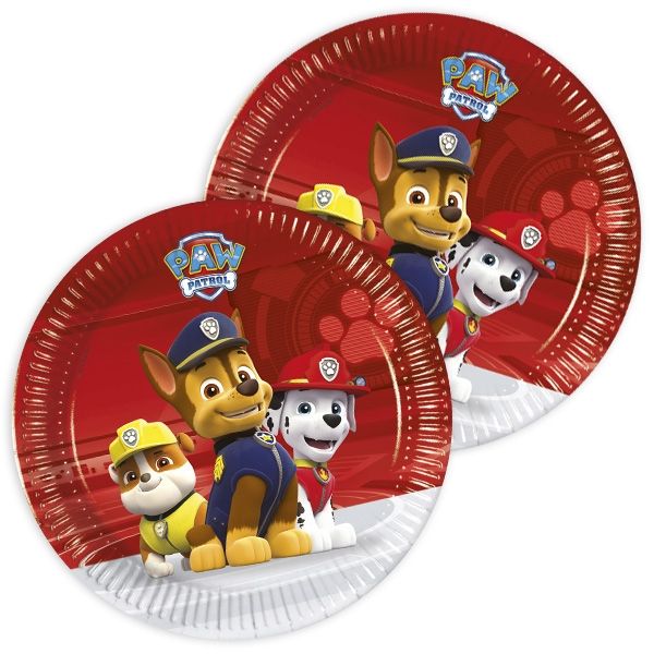 Paw Patrol Kuchenteller, 8 Stk, 19,5cm Paw Patrol Kuchenteller, 8 Stk, 19,5cm von Procos