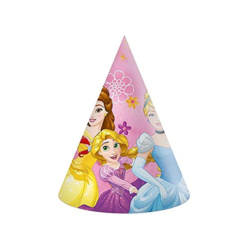 Procos 35090 Disney Princess papierhüte, Cartoon, Mehrfarbig, Taglia unica von Procos